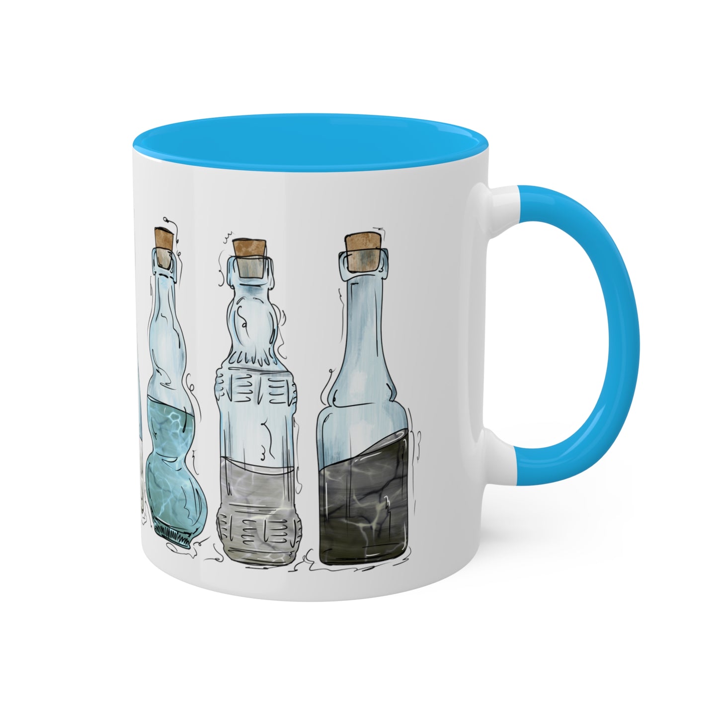 Demiboy Pride Flag Potion Bottles - Mug