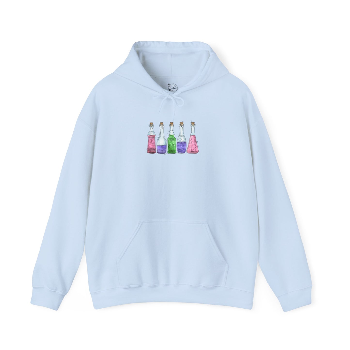 Trigender Pride Flag Potion Bottles - Adult Unisex Hoodie