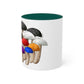 Straight Ally Pride Flag Mushrooms - Mug