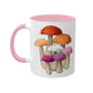 Lesbian Pride Flag Mushrooms - Mug