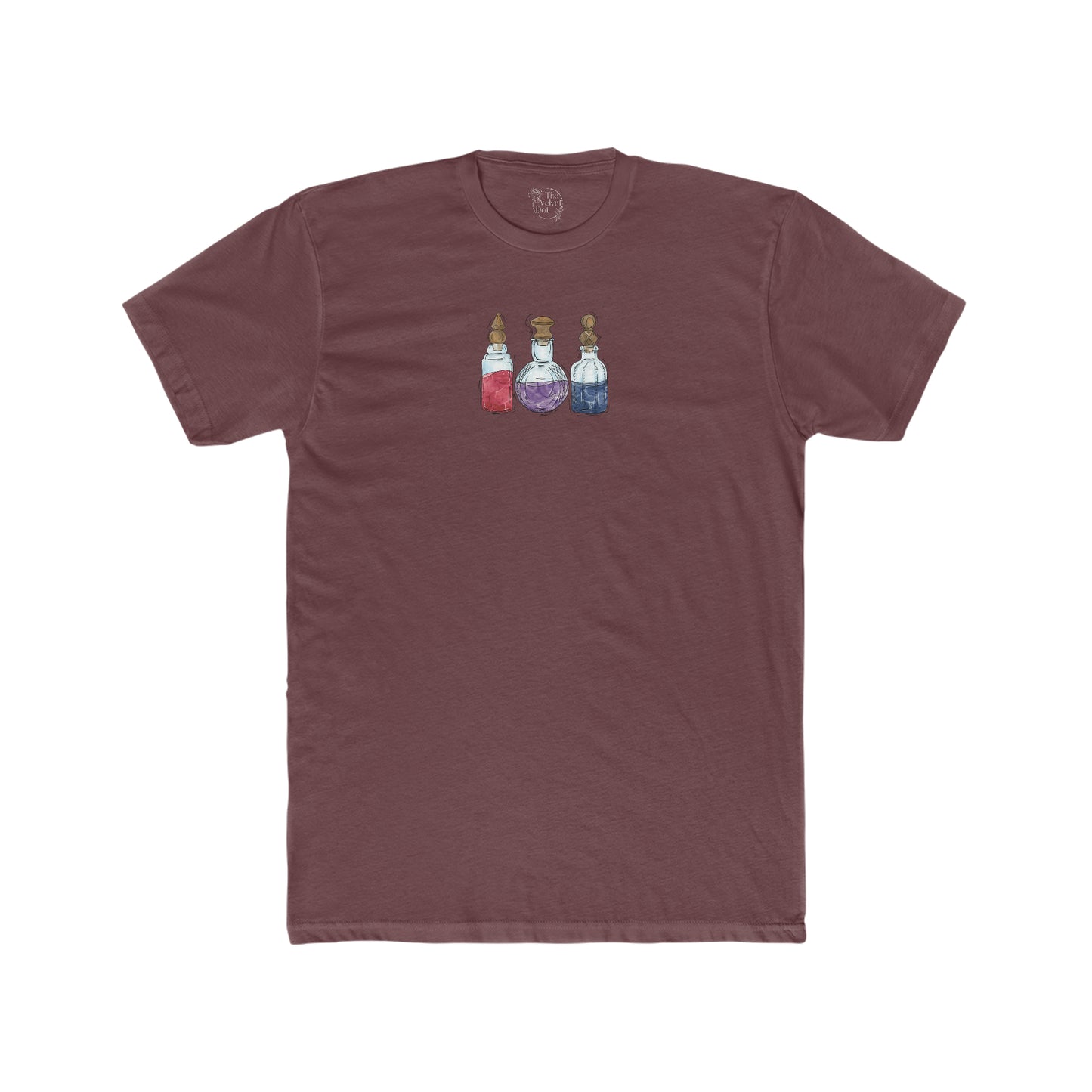 Bisexual Pride Flag Potion Bottles - Men's T-Shirt