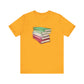 Abrosexual Pride Flag Old Books - Unisex T-Shirt