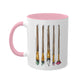 Abrosexual Pride Flag Paint Brushes - Mug