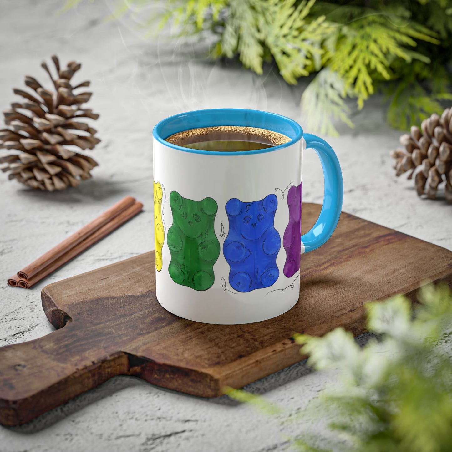 Gay Pride Flag Gummy Bears - Mug