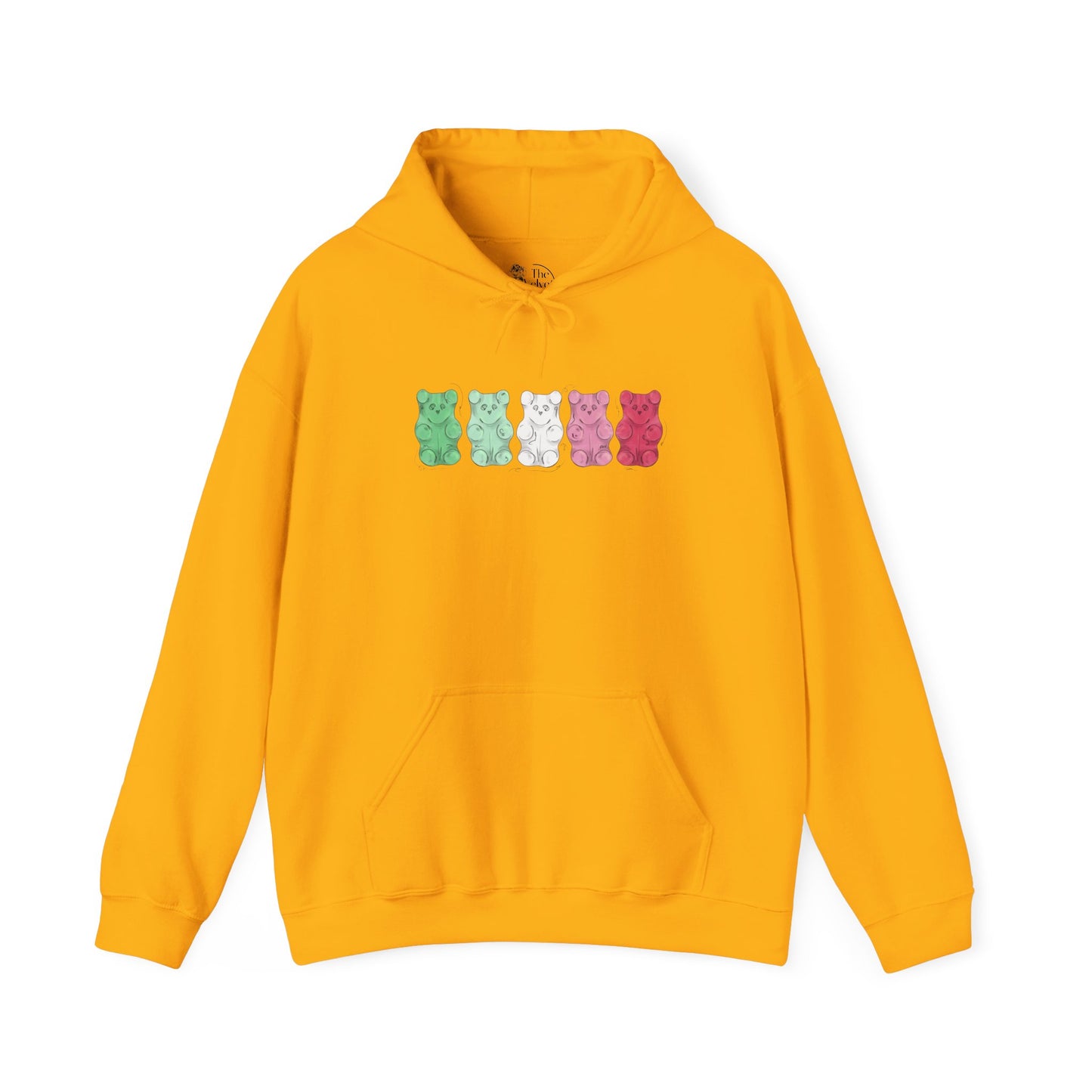 Abrosexual Pride Flag Gummy Bears - Adult Unisex Hoodie