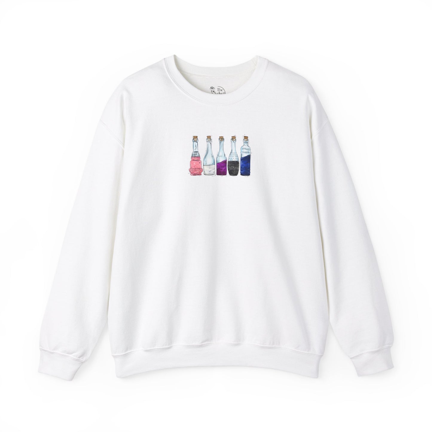 Genderfluid Pride Flag Potion Bottles - Adult Unisex Sweatshirt