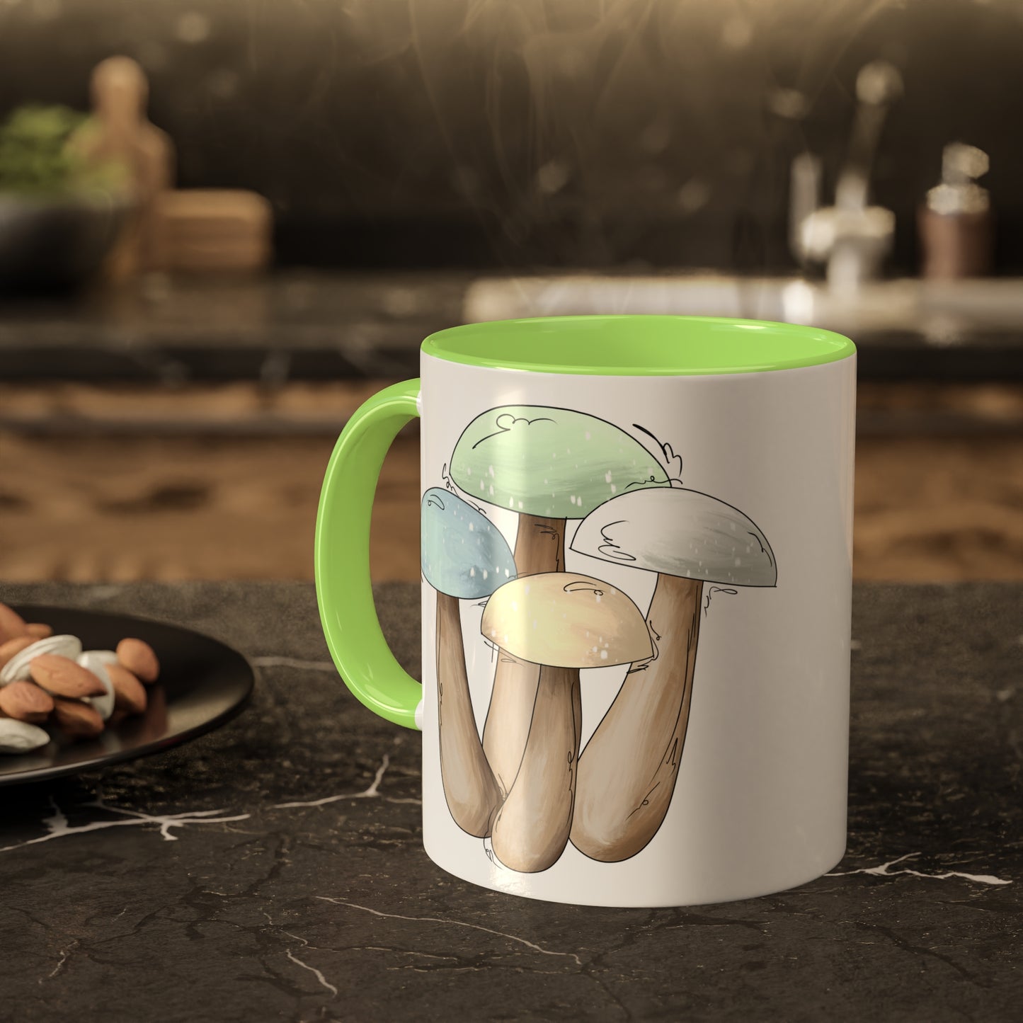 Unlabeled Pride Flag Mushrooms - Mug