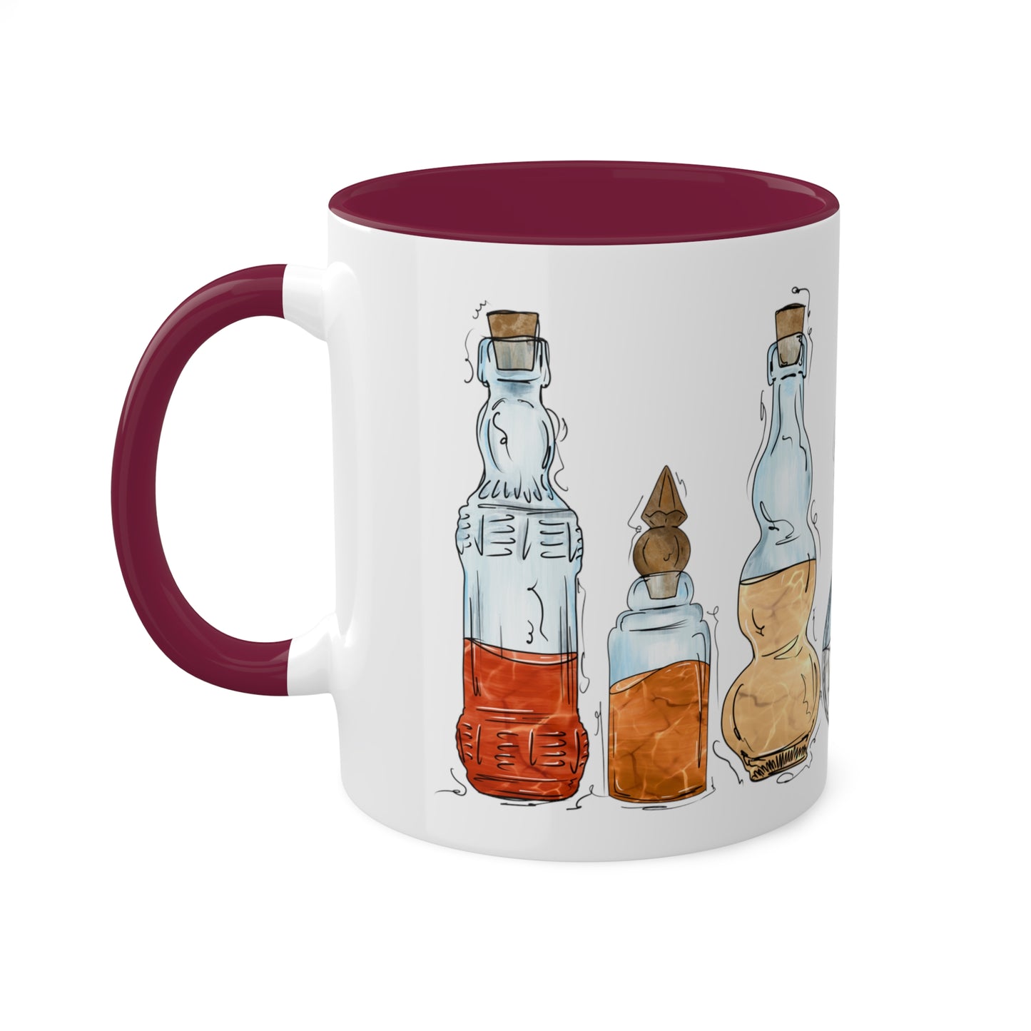 Lesbian Pride Flag Potion Bottles - Mug