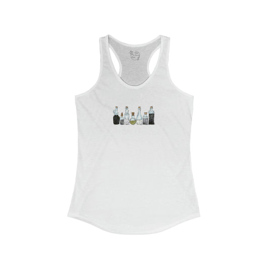 Agender Pride Flag Potion Bottles - Womens Tank Top