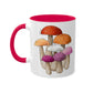 Lesbian Pride Flag Mushrooms - Mug