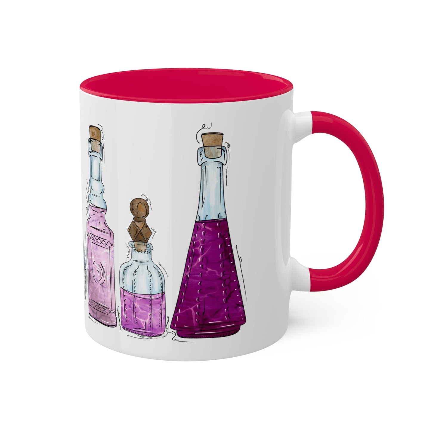 Lesbian Pride Flag Potion Bottles - Mug