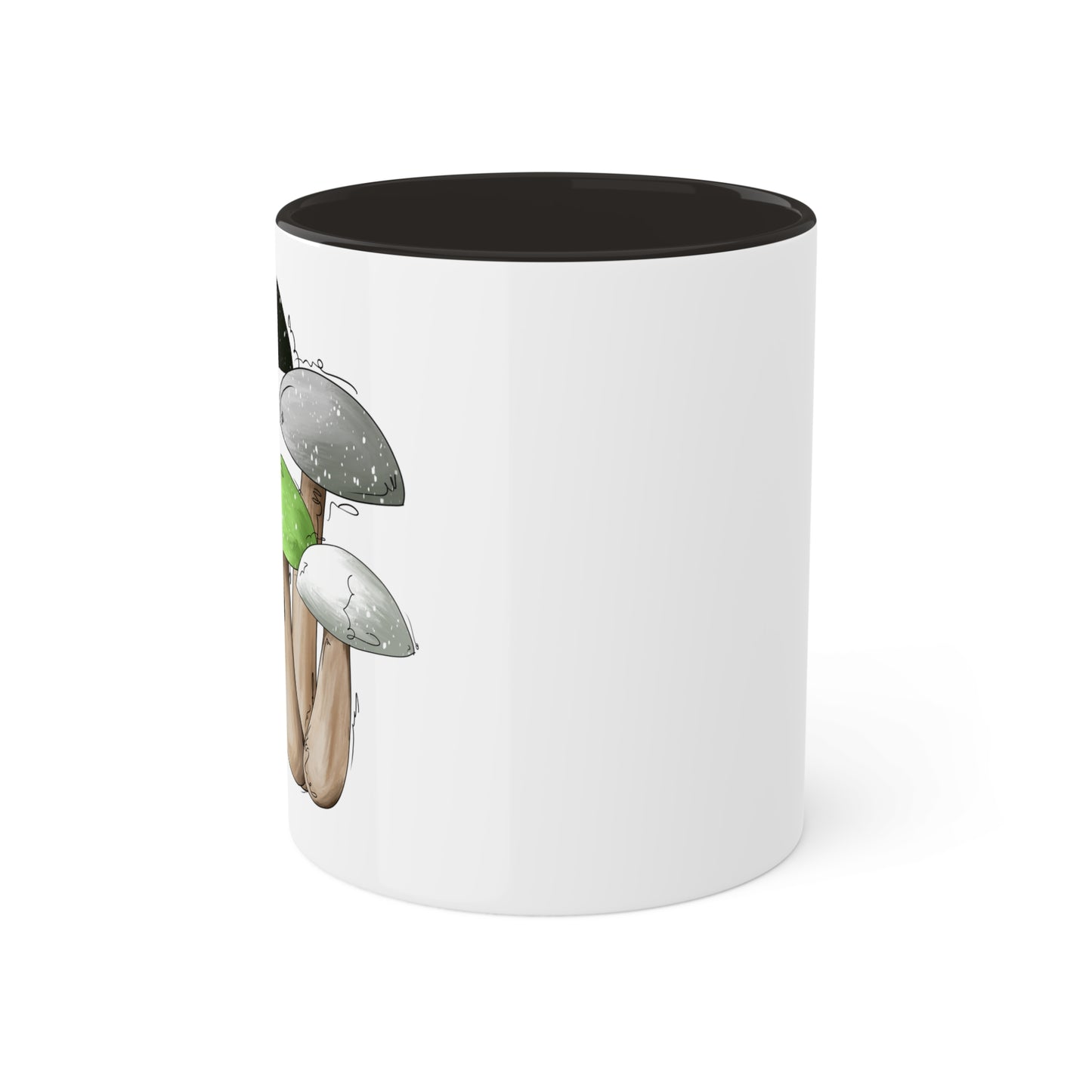 Agender Pride Flag Mushrooms - Mug