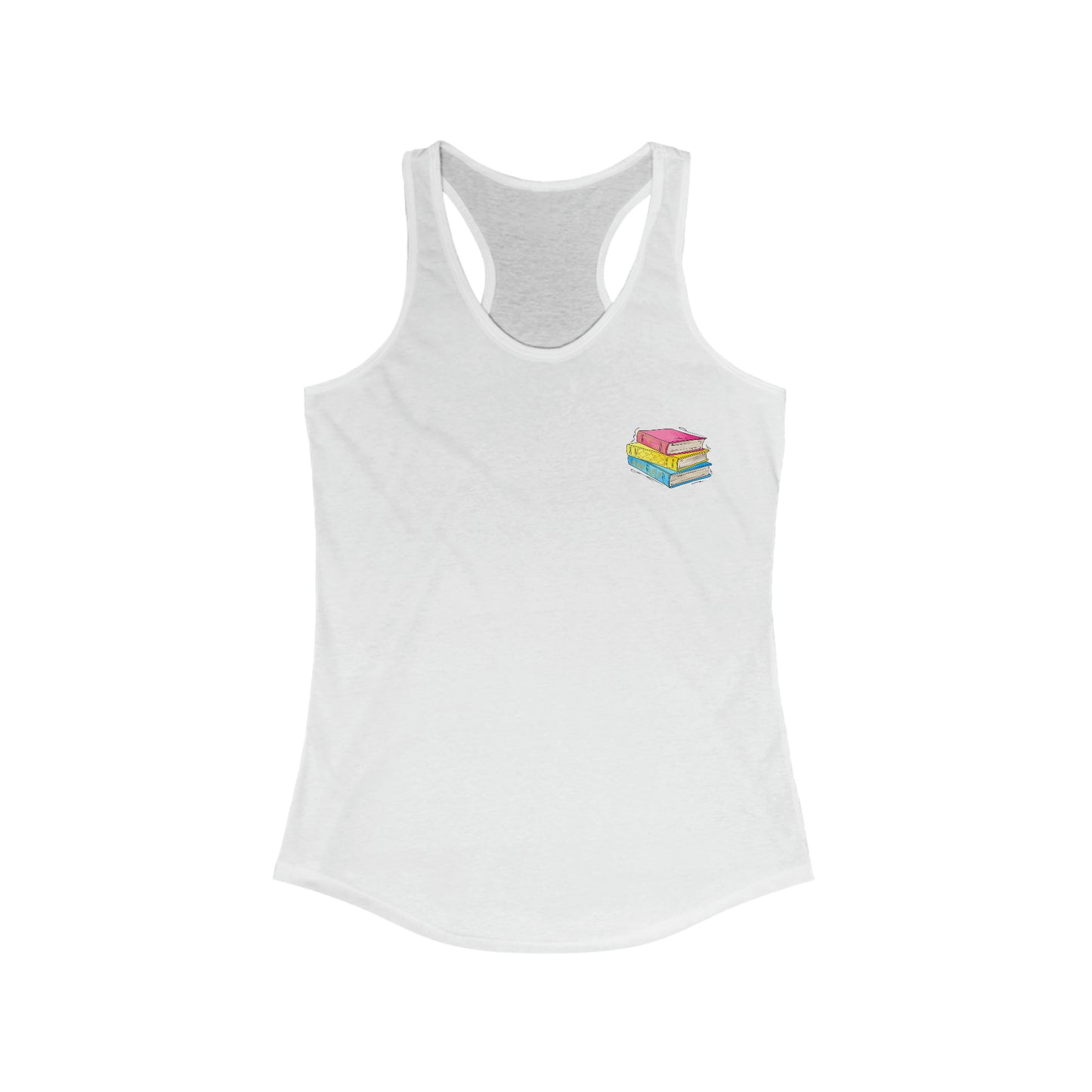 Pansexual Pride Flag Old Books - Womens Tank Top