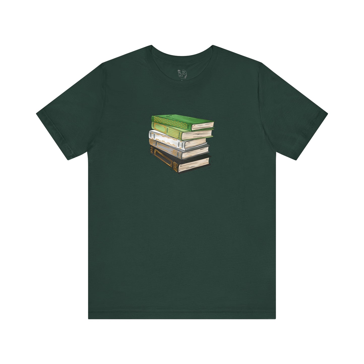 Aromantic Pride Flag Old Books - Unisex T-Shirt