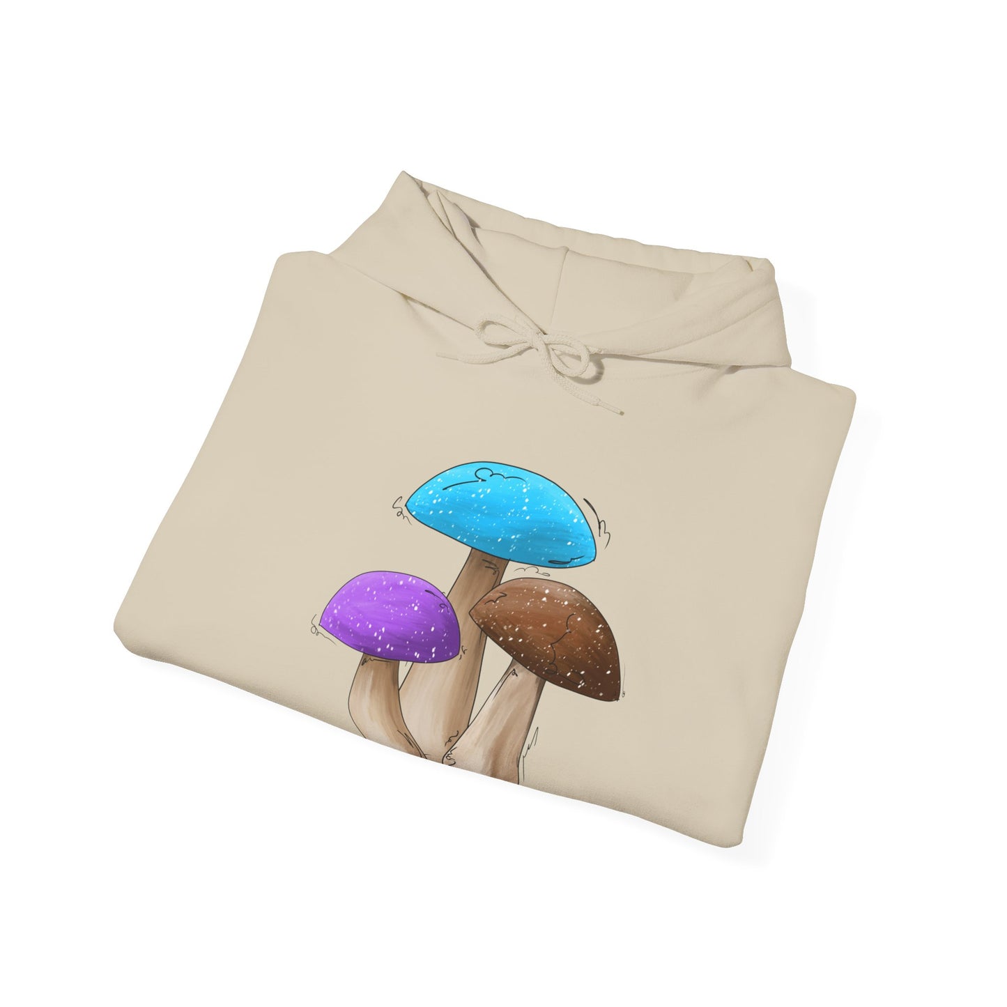 Androsexual Pride Flag Mushrooms - Adult Unisex Hoodie