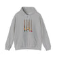 Abrosexual Pride Flag Paint Brushes - Adult Unisex Hoodie