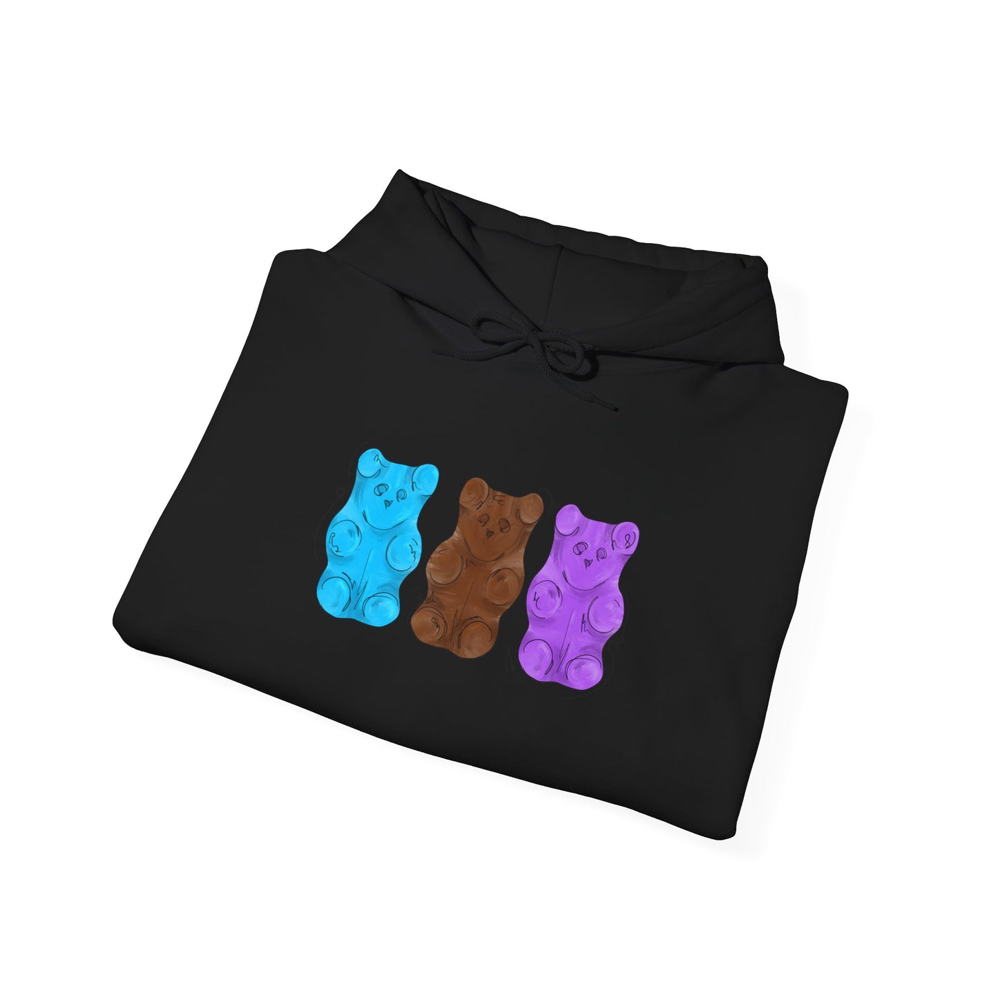 Androsexual Pride Flag Gummy Bears - Adult Unisex Hoodie