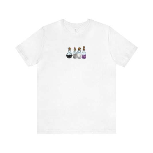 Asexual Pride Flag Potion Bottles - Unisex T-Shirt