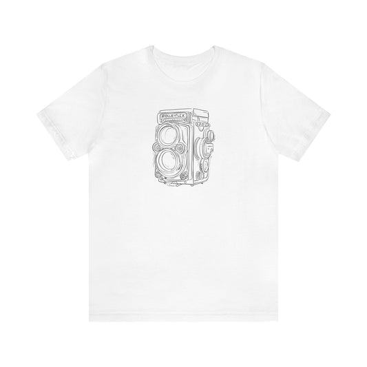 Camera Rolleiflex Sketch - Unisex T-Shirt