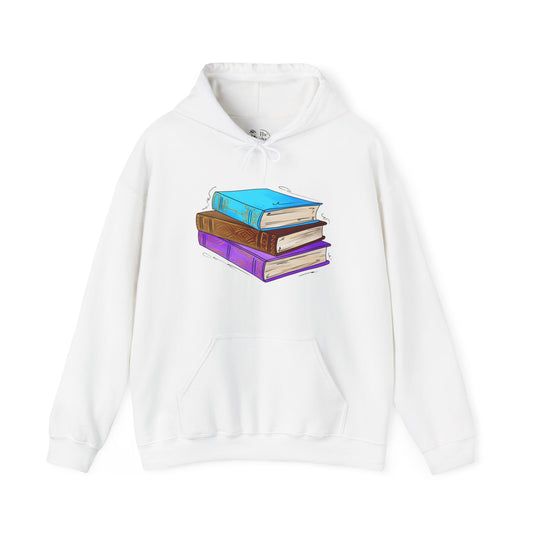 Androsexual Pride Flag Old Books - Adult Unisex Hoodie