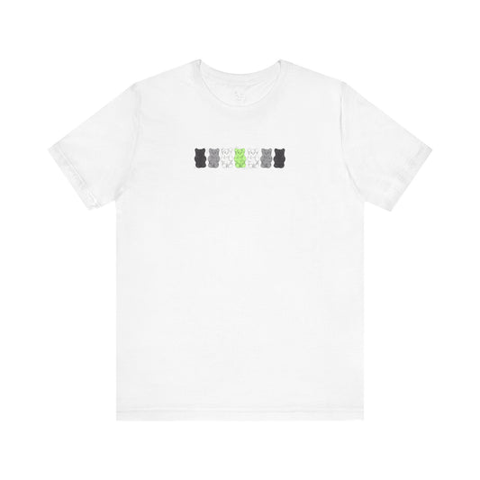 Agender Pride Flag Gummy Bears - Unisex T-Shirt