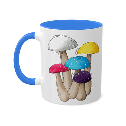 Polyamorous Pride Flag Mushrooms - Mug