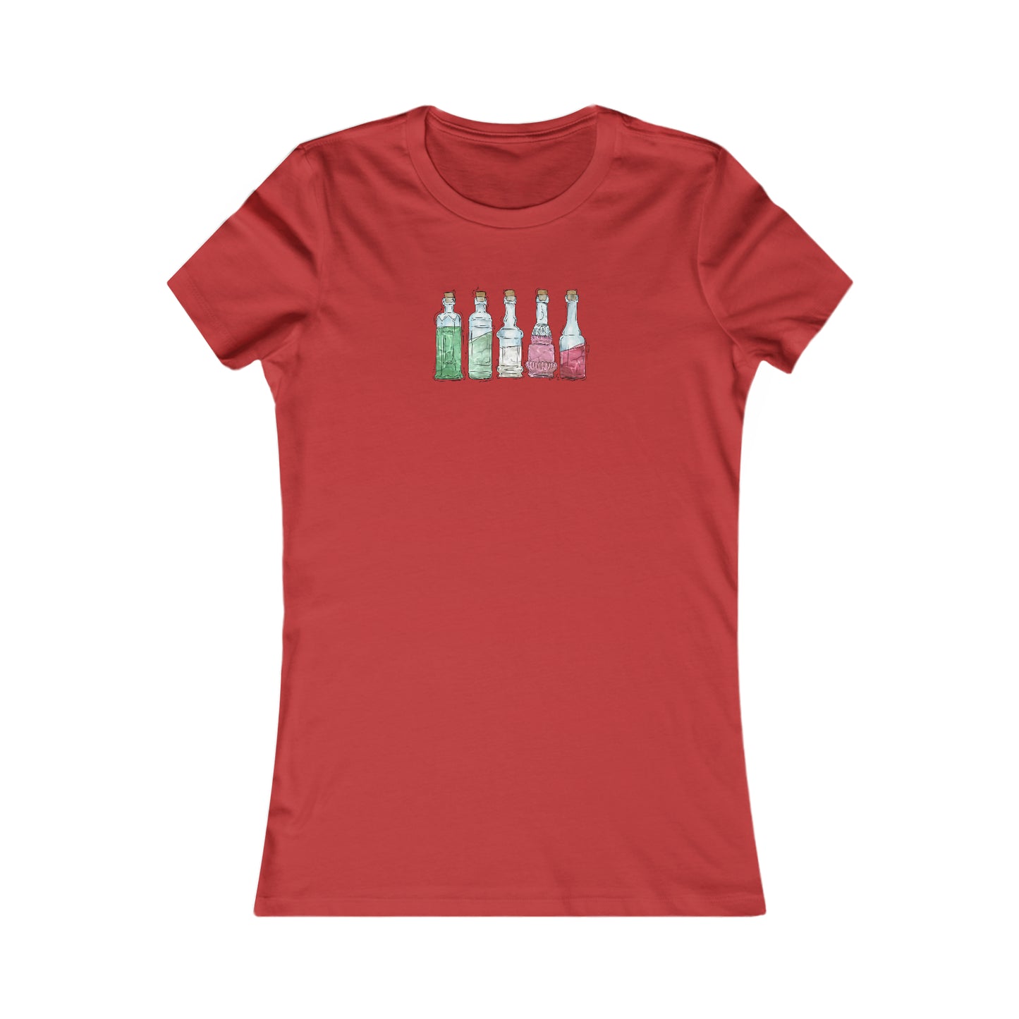Abrosexual Pride Flag Potion Bottles - Women's T-Shirt