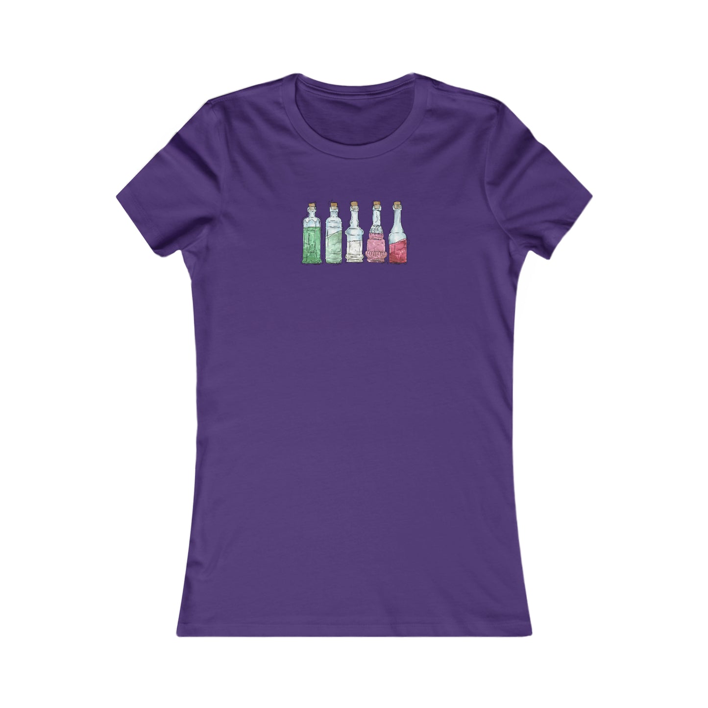 Abrosexual Pride Flag Potion Bottles - Women's T-Shirt