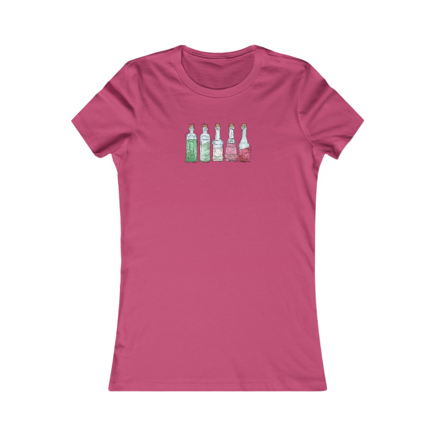 Abrosexual Pride Flag Potion Bottles - Women's T-Shirt