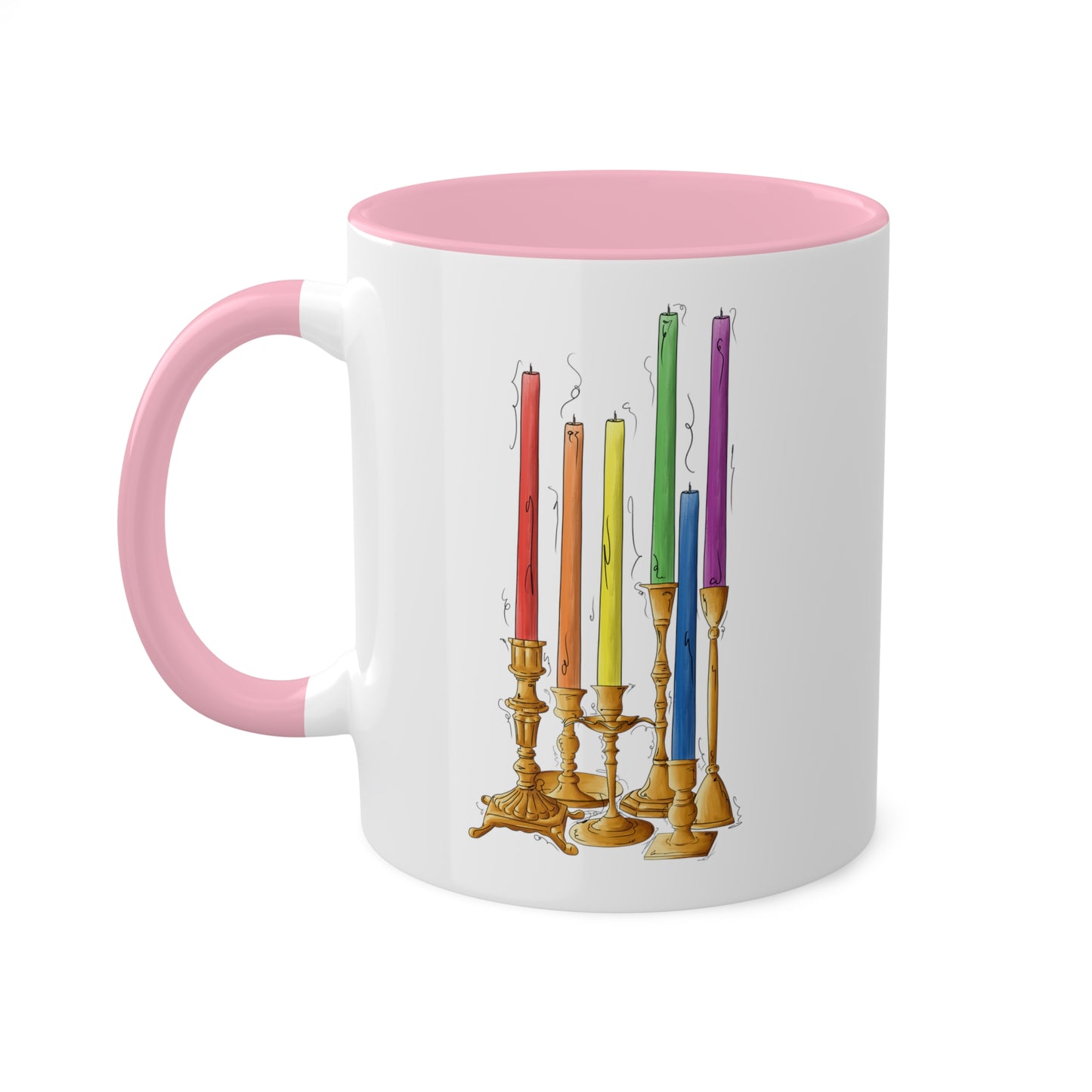 Gay Pride Flag Candlesticks - Mug