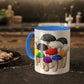 Straight Ally Pride Flag Mushrooms - Mug