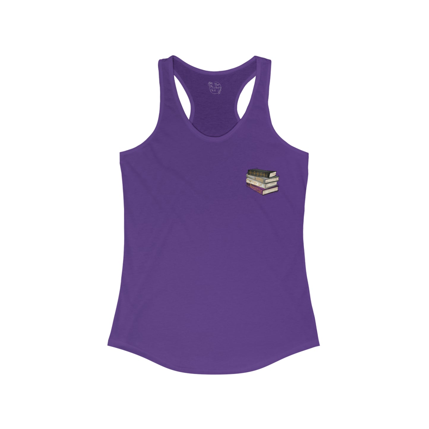 Asexual Pride Flag Old Books - Womens Tank Top