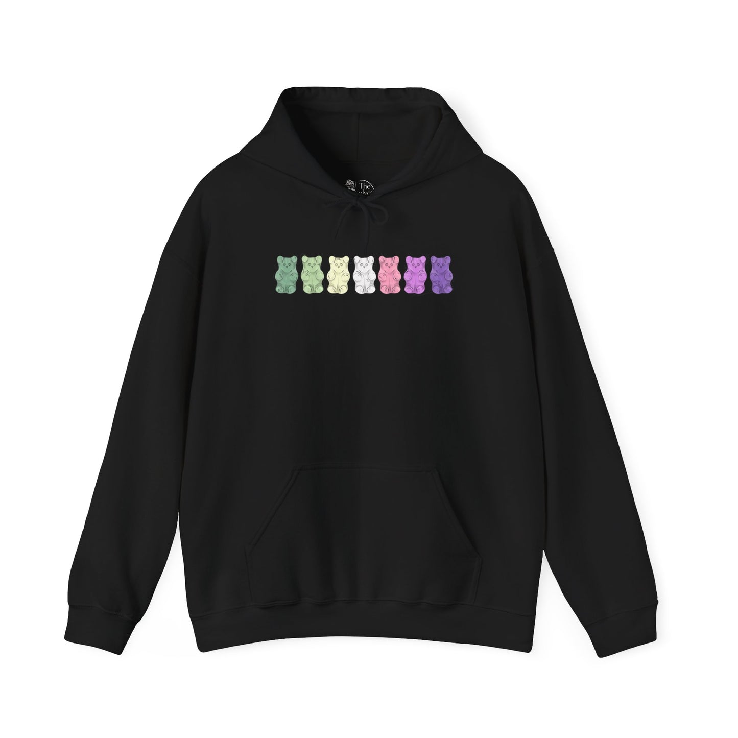 Genderfae Pride Flag Gummy Bears - Adult Unisex Hoodie