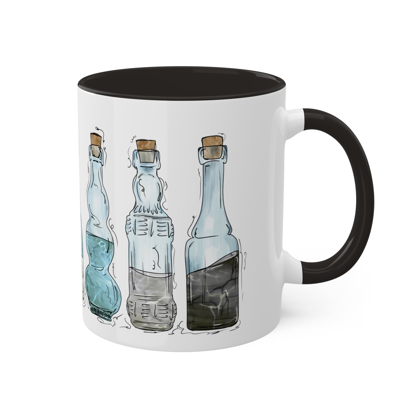 Demiboy Pride Flag Potion Bottles - Mug