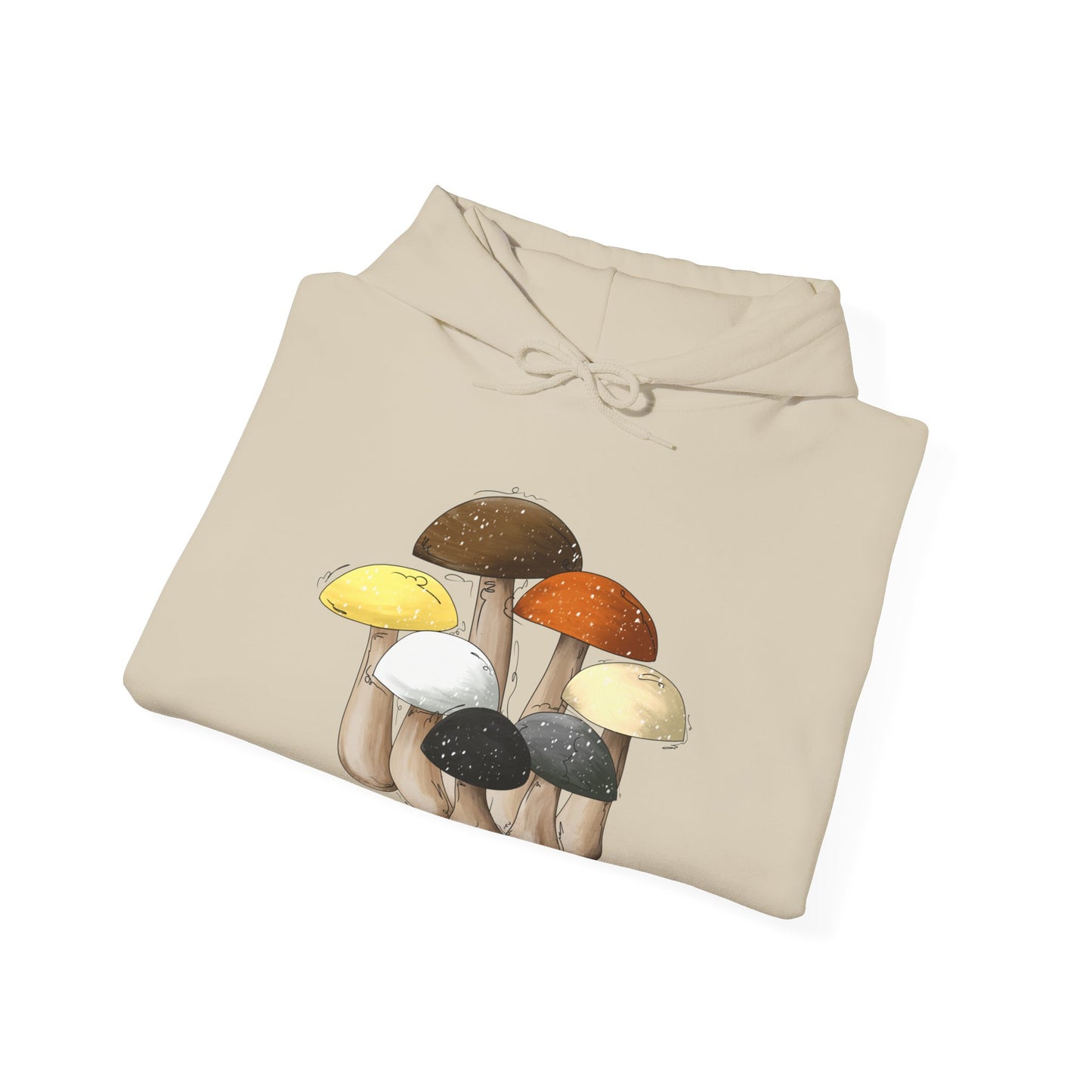 Bear Pride Flag Mushrooms - Adult Unisex Hoodie