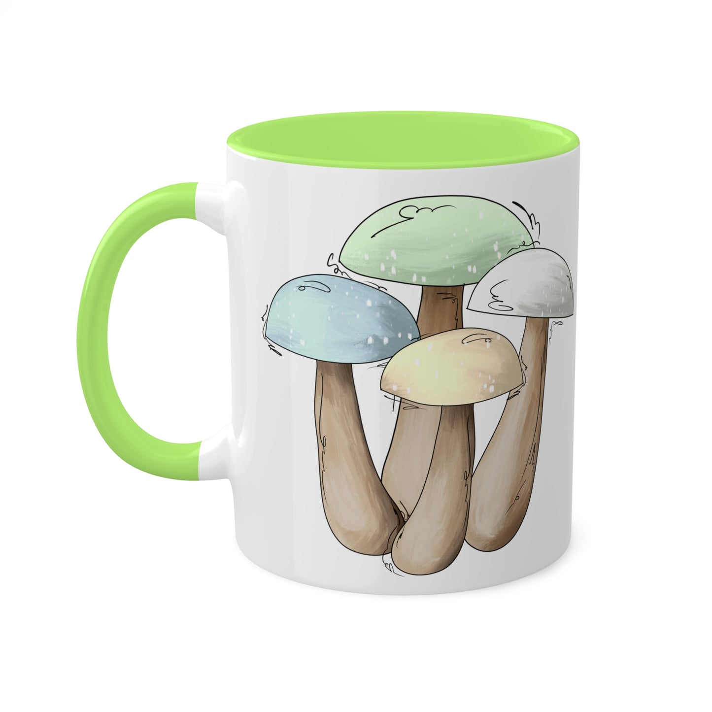 Unlabeled Pride Flag Mushrooms - Mug