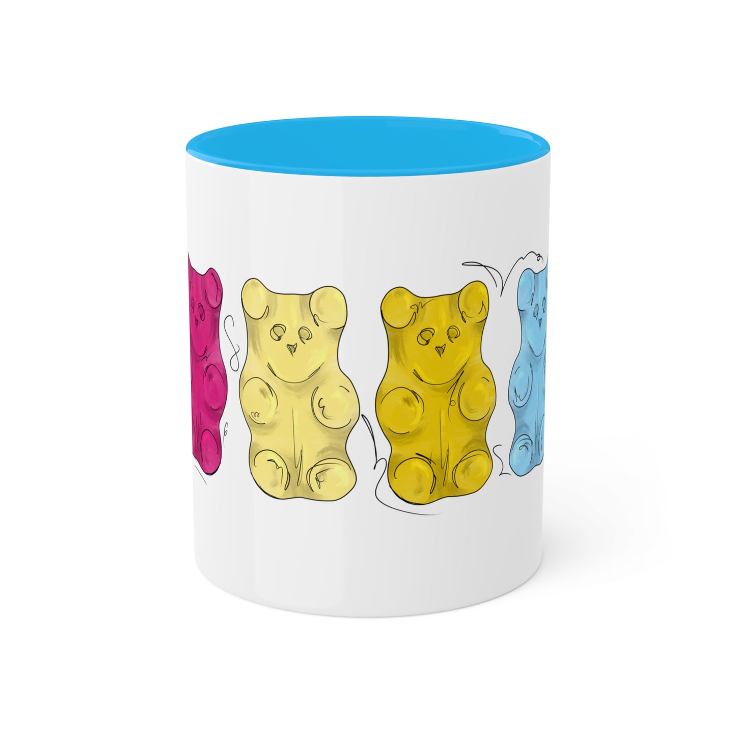 Copy of Panromantic Pride Flag Gummy Bears - Mug