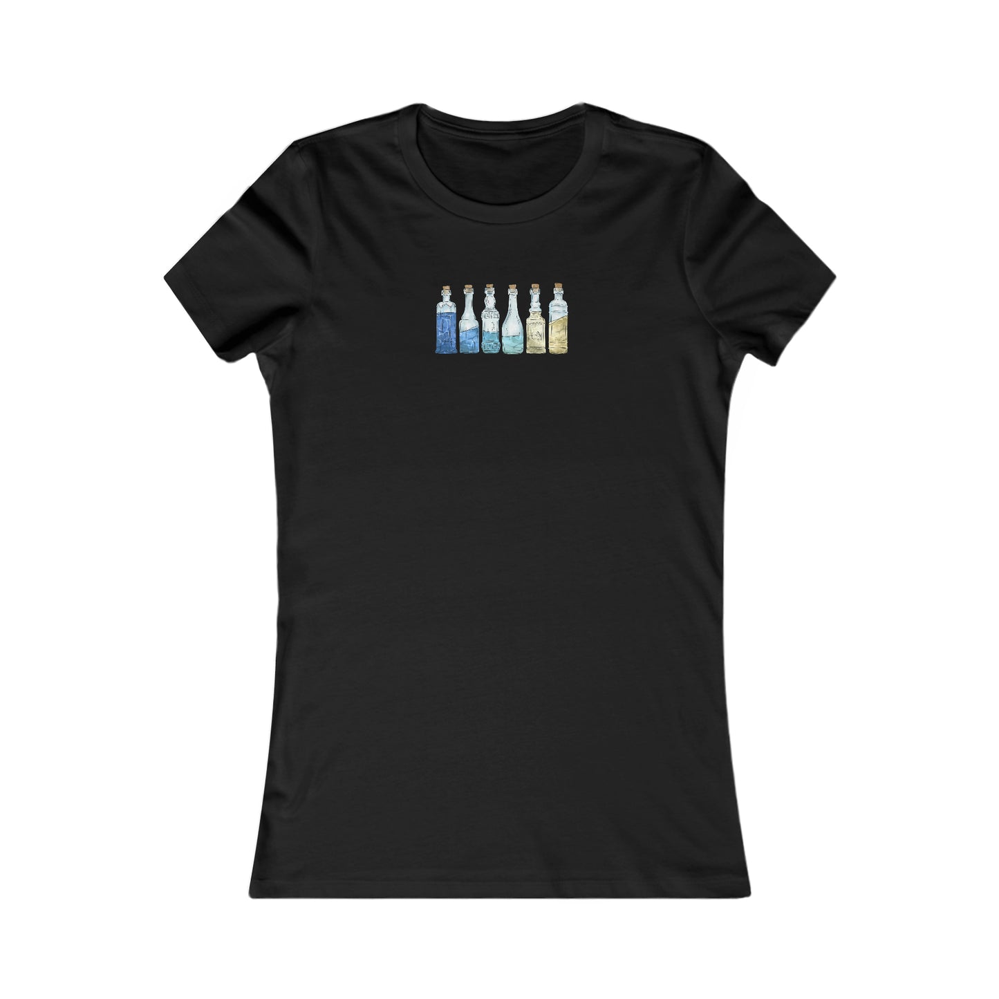 Uranic Pride Flag Potion Bottles - Women's T-Shirt