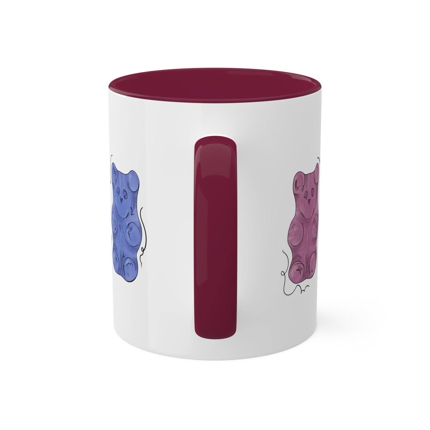 Bigender Pride Flag Gummy Bears - Mug