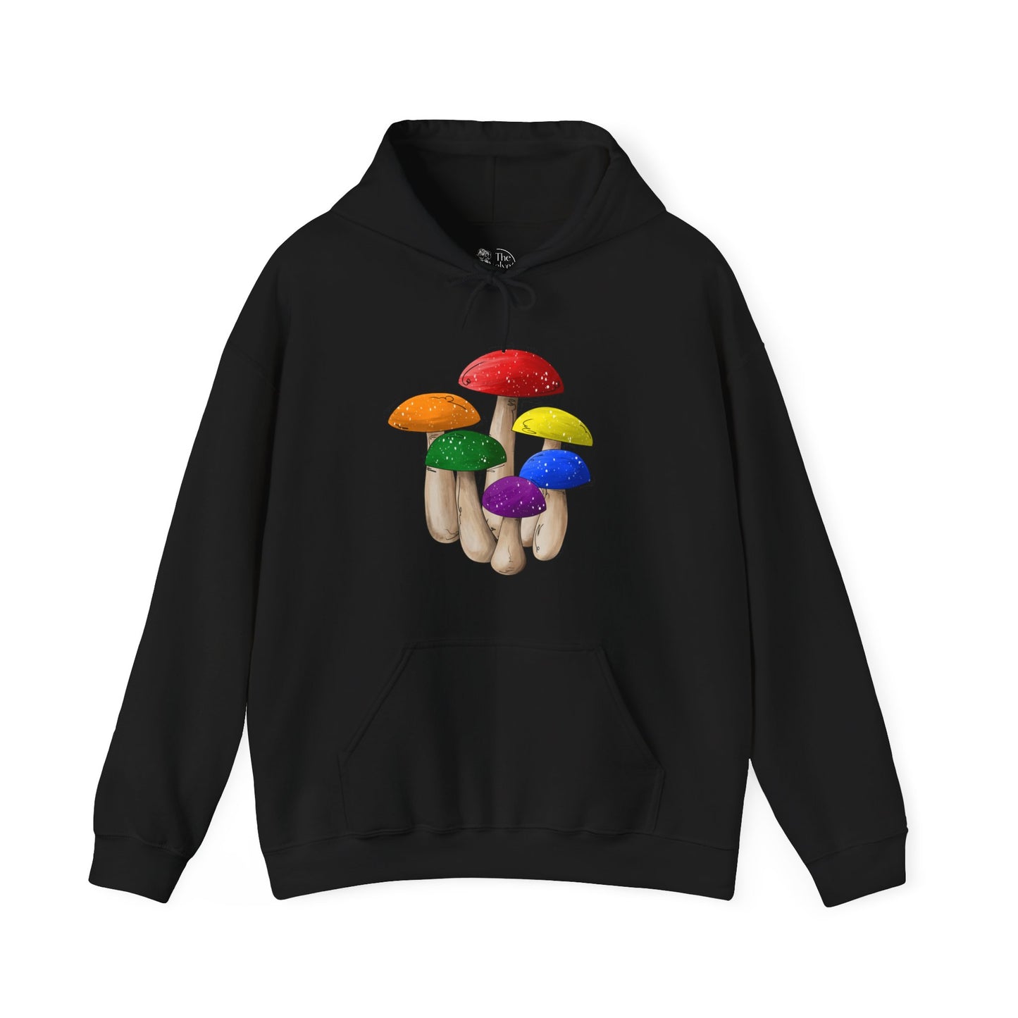 Gay Pride Flag Mushrooms - Adult Unisex Hoodie