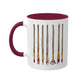 Lesbian Pride Flag Paint Brushes - Mug