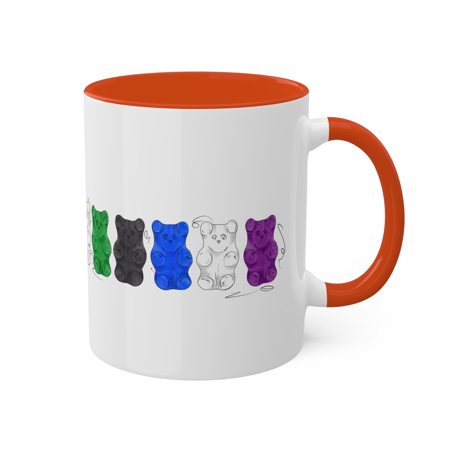 Straight Ally Pride Flag Gummy Bears - Mug