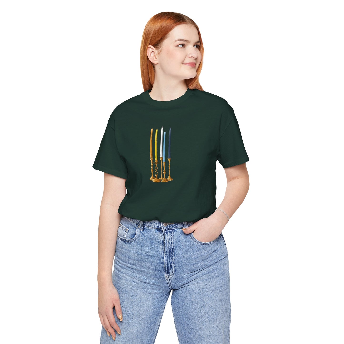 Aroace Pride Flag Candlesticks - Unisex T-Shirt