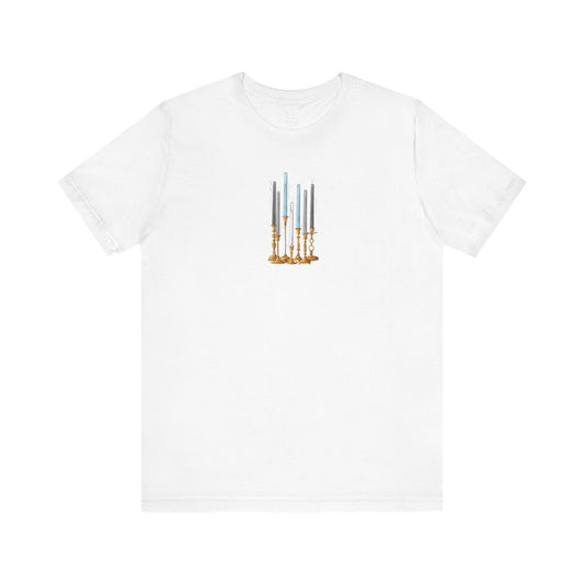 Demi Boy Pride Flag Candlesticks - Unisex T-Shirt