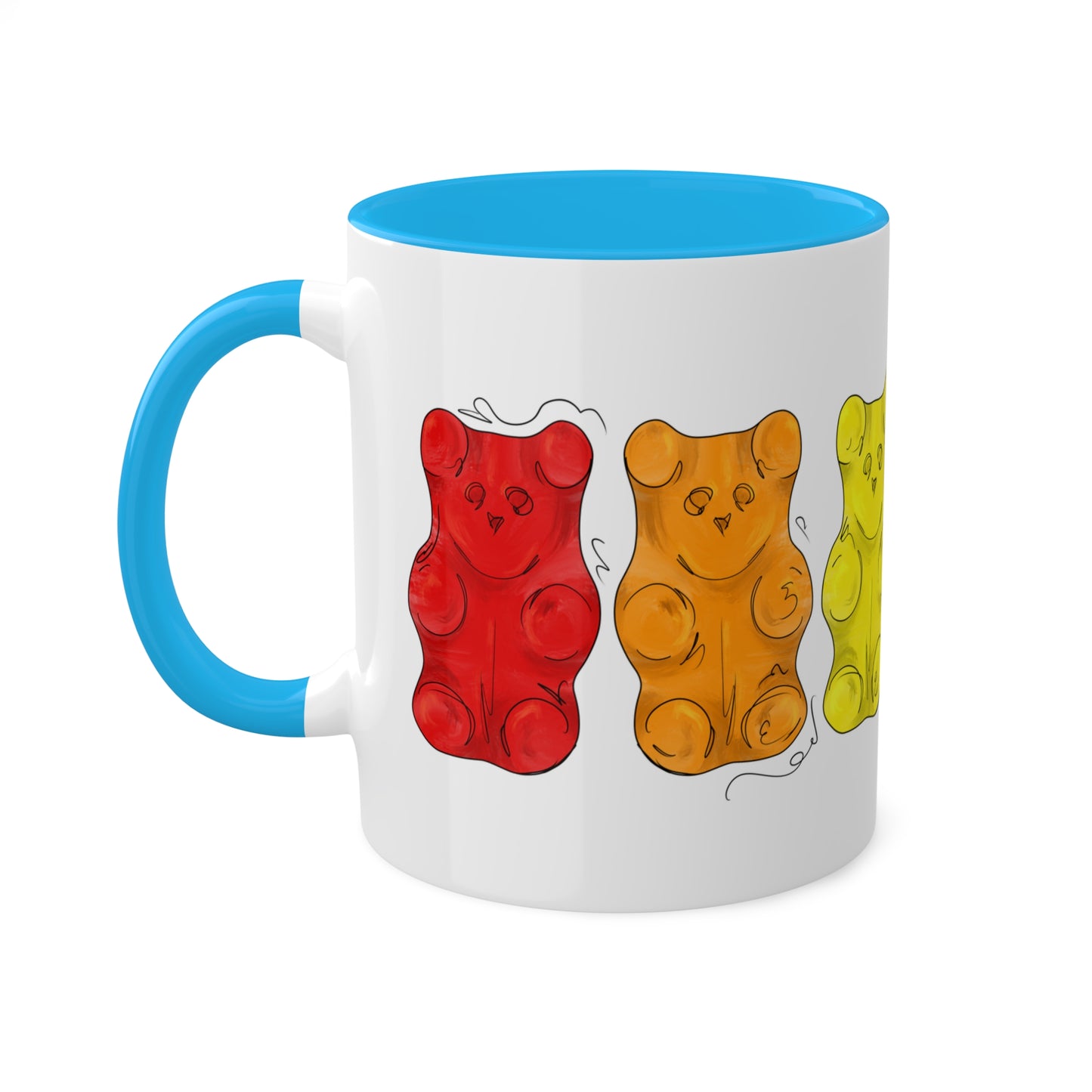 Gay Pride Flag Gummy Bears - Mug