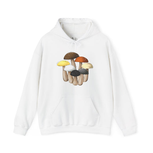 Bear Pride Flag Mushrooms - Adult Unisex Hoodie