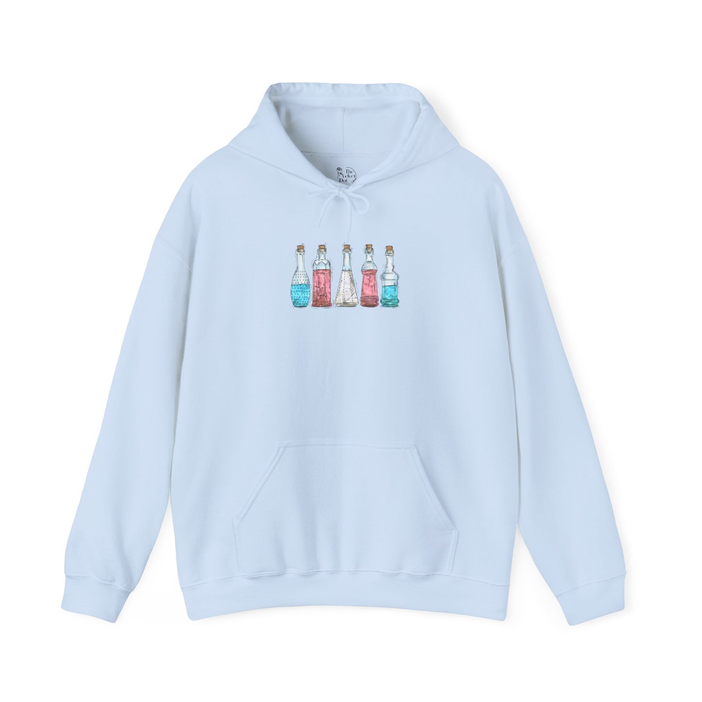 Transgender Pride Flag Potion Bottles - Adult Unisex Hoodie