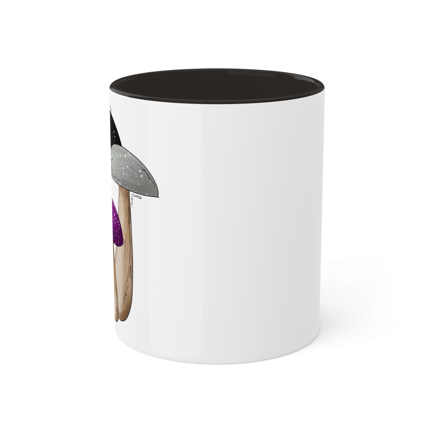 Asexual Pride Flag Mushrooms - Mug