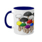 Straight Ally Pride Flag Mushrooms - Mug