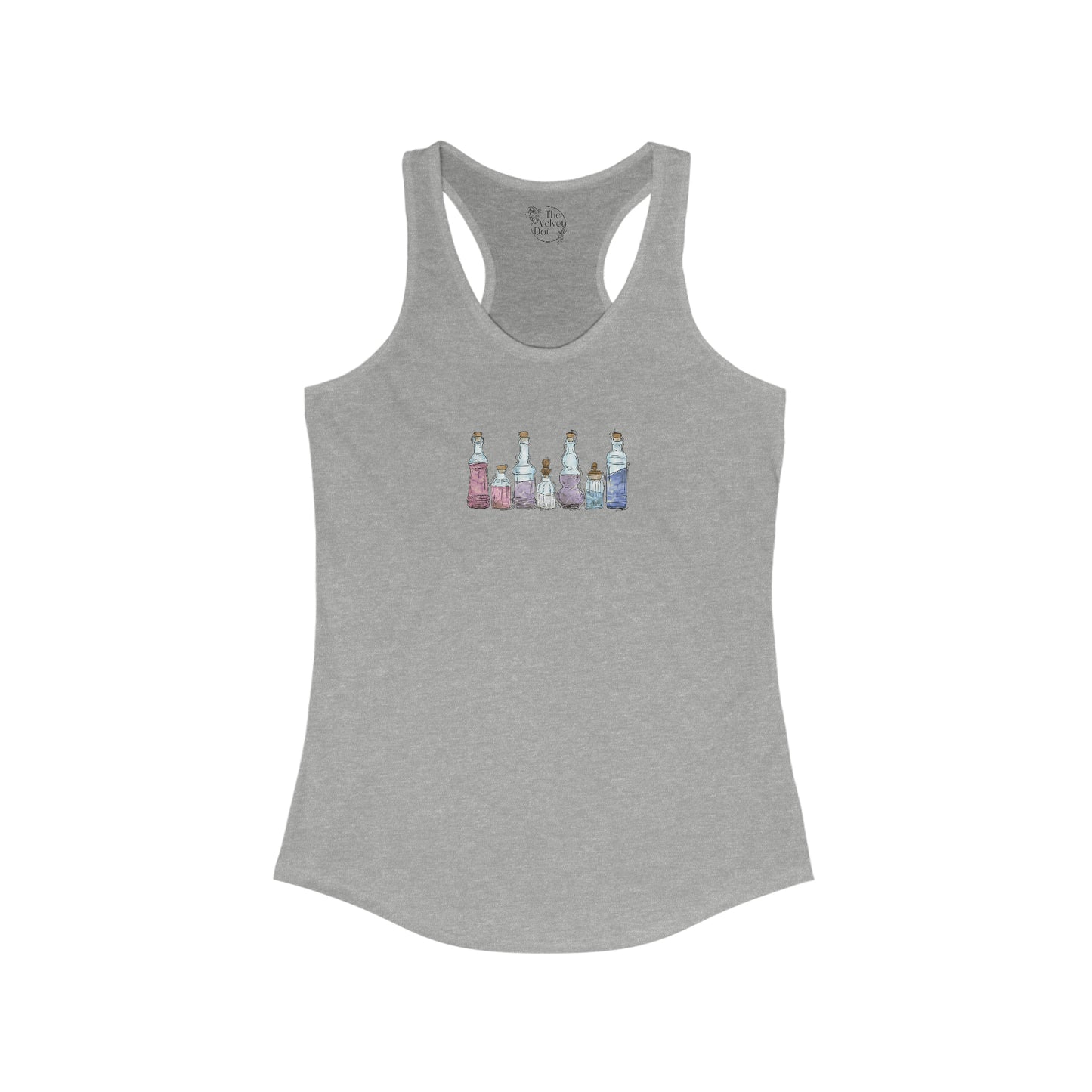 Bigender Pride Flag Potion Bottles - Womens Tank Top